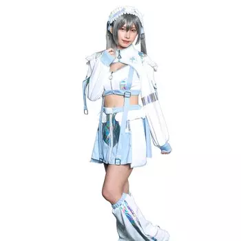 Clearstone Cyber Iris Косплей Хэллоуин Ангел Небесно-голубой Женский