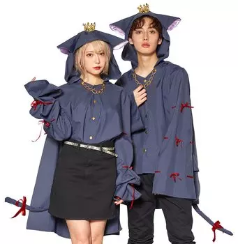 Clearstone Fangle Косплей Хэллоуин Cait Sith рубашка унисекс серый