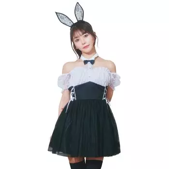 Clearstone GLOWHOLIC Косплей Хэллоуин Diamond Bunny Черный женский