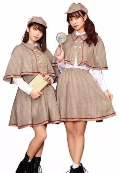 Clearstone Косплей Хэллоуин Девчачий Шерлок Браун Женский