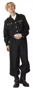 Clearstone Косплей Хэллоуин Gakuran Bontan Gakuran Комплект Черный Мужской