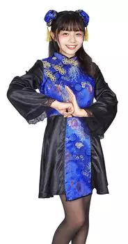 Clearstone Косплей Хэллоуин Китайские дети Юниоры 150 см Девочки Синий COSCHU!