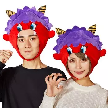 Clearstone Косплей Хэллоуин Setsubun Красный Они Головной убор Унисекс Красный красный