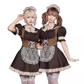 Clearstone Косплей Хэллоуин Шоколад Ole Maid Коричневый Женский