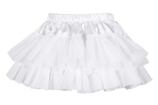 Clearstone Косплей Хэллоуин Жесткий Pannier Мини Белый Женский