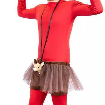 Clearstone Косплей Рождественские брюки Gingin с оленями коричневые мужские