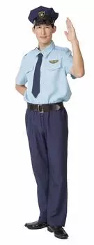 Clearstone MEN Cosplay Halloween Police Unisex Blue