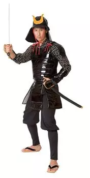 Clearstone MEN Косплей Хэллоуин Самурайские доспехи унисекс Синий