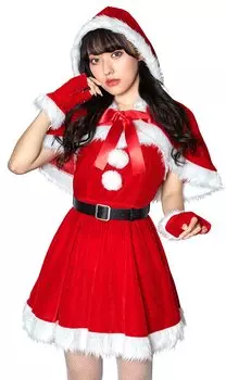 Clearstone Miminoel Косплей Рождественская Лента Накидка Санта M Красный Женская