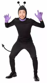 Clearstone Nari Character Research Club Cosplay Halloween Evil Tightsman Unisex Black