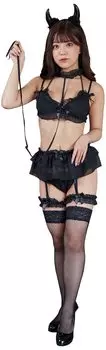 Clearstone SecretRose Косплей Хэллоуин Поводок Суккуб Черный Женский чёрный