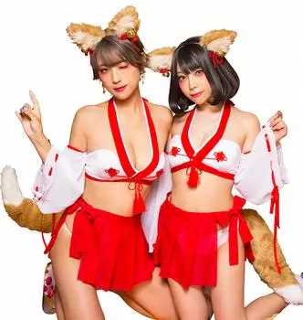 Clearstone SugarWhip Косплей Хэллоуин Лиса Жрица Красный Женский