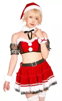 Clearstone SugarWhip Косплей Рождественский кружевной бюстье Санта Королевский Красный Красный Женский