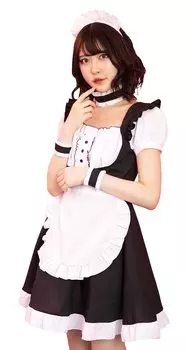 Clearstone Tokimeki Граффити Косплей Хэллоуин Сироп Горничная M Черный Женский чёрный