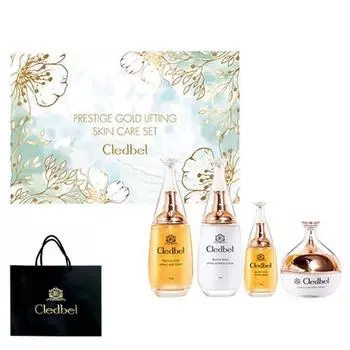 Cled Bell Prestige Gold Lifting Basic Cosmetics + набор для покупок, 1 комплект, набор популярной корейской косметики
