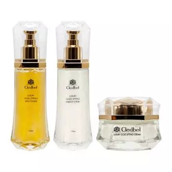 Cledbel Collagen Lifting Luxury Gold Lifting Basic 3-х предметный набор (Крем-лосьон для кожи), 1 комплект