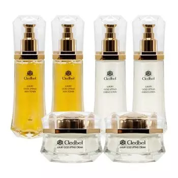 Cledbel Collagen Lifting Luxury Gold Lifting Basics 3 типа x 2 набора (крем-лосьон для кожи), 2 комплекта