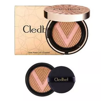 Cledbel Glow Power Lift V Cushion 13 г + набор сменных блоков, нет. 23 Натуральный золотисто-бежевый + розовое золото, 1 набор