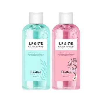 Средство для снятия макияжа с губ и глаз Cledbel Cica Rose 300 мл x 2, Cica 300 мл x 2