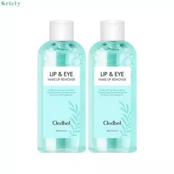 Cledbel Нелипкое средство для снятия макияжа с губ и глаз 300 мл x 2 - Cica