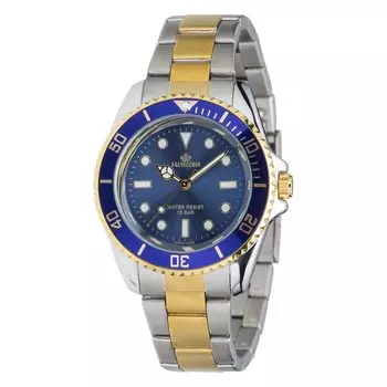 [Clefer] Analog Men s Watch Waterproof Metal Band Silver SV-AM264-BLT
