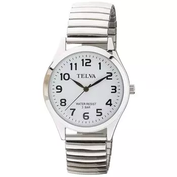 [Clefer] Analog Men s Watch Waterproof Metal Band Silver TE-AM149-WTS