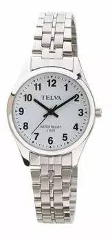 [Clefer] Analog Waterproof Metal Band Watch TE-AL148-WTS Women s Silver