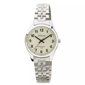 [Clefer] Аналоговые женские часы с водонепроницаемым металлическим ремешком, серебристые, TE-AL148-CHS