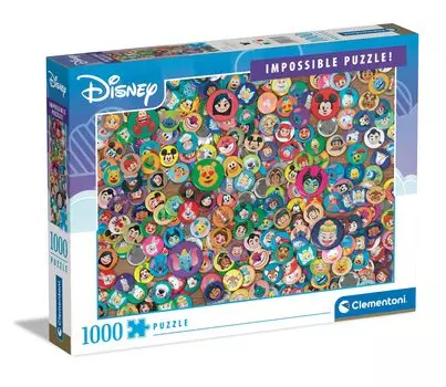 Clementoni 39830 Disney Impossible Classic 1000 деталей для взрослых в подарок на годы для сложной головоломки, сделано в Италии, многоцветный, 14-99 для мужчин/женщин