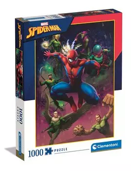 Clementoni Spiderman Illustration 1000 элементов пазла для взрослых Сделано в Италии 39742