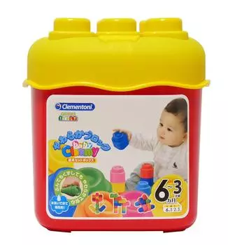 Clemmy Baby Clemmy первые развивающие кубики 20 шт. Мягкие кубики базовый набор коробка 156157 Подходит для малышей
