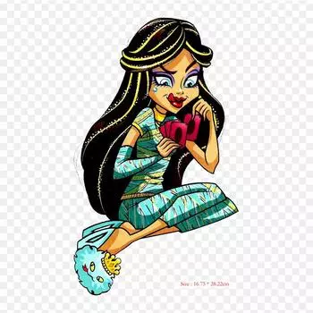 Cleo De Nile High Dead Tired High Cleo De Nile Утюг на теплопередаче Печать Виниловые нашивки Наклейка для одежды DIY Аппликации Моющиеся нашивки