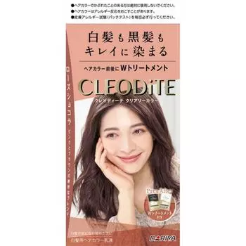 Cleodite Clear Color For Gray Hair Rose Chocolat 1 Piece