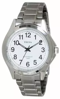 [Clepher] Terva TE-AM035-WTS Men s Silver Watch