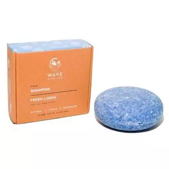 Clever Yoga Citrus Bergamot Moisturizing Shampoo Bar - Plastic Free Vegan, Fresh Linen, 2.2 Ounce