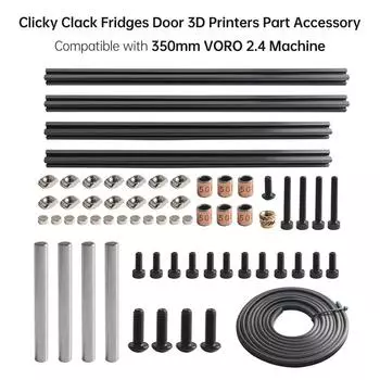 Clicky Clack Холодильник Дверь 3D Принтеры Часть Аксессуар Совместимость с 350 мм VORO 2.4 Машина чёрный