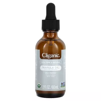Cliganic, 100% чистое и натуральное, масло марулы, 60 мл (2 жидких унции)