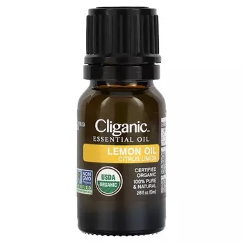 Cliganic, 100% pure essential oil, lemon oil, 0.33 fl oz (10 ml)