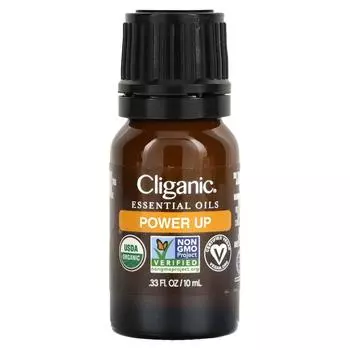 Смесь эфирных масел Cliganic Power Up 0,33 жидких унций (10 мл), 1 х 10 мл