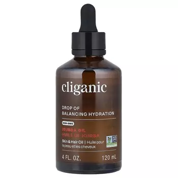 Cliganic Масло жожоба, для жирной и комбинированной кожи, 120 мл (4 жидких унции)