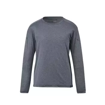 Climbing Inner Heather Mesh Crew с длинным рукавом HEATHER MESH CREW LS W Charcoal Heather [Millet] для женщин (НОВЫЙ ЛОГОТИП)