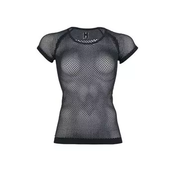 Climbing Underwear Drynamic Mesh Short Sleeve MIV01708 M [Millet] [Women s] Black-Noir (NEW LOGO)