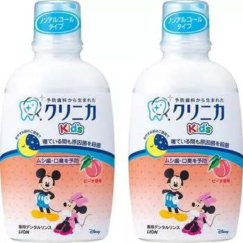 Clinica Dental Rinse Peach 250 мл 2 упаковки [квази-лекарство] Детский