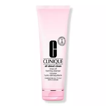 Clinique All About Clean Пенка для умывания для лица Rinse Off, 8,5 унций