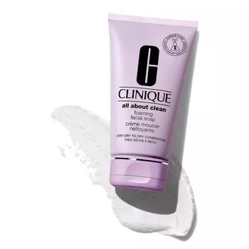Clinique All About Clean Пенящееся мыло для лица, 5,0 унций