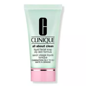 Clinique All About Clean жидкое мыло для лица жирное мини, 1,0 унции