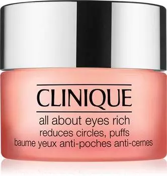 Clinique All About Eyes™ Rich Moisturizing Eye Cream for Dark Circles and Puffiness TU прозрачный
