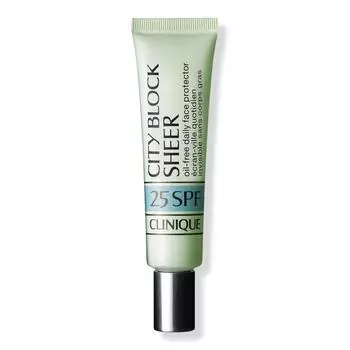 Clinique City Block Sheer Oil Free Daily Face Protector Broad Spectrum SPF 25 Primer 1.4 oz