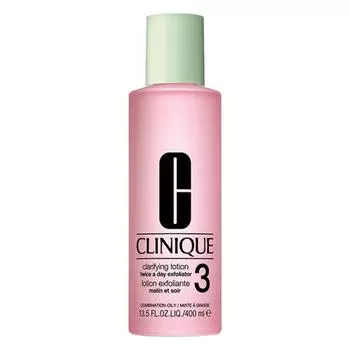 Clinique Clarifying Lotion Twice A Day Exfoliator 3 Peeling Toner, 400 мл, 1 шт.
