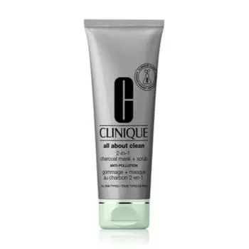 Clinique CLINIQUE All About Clean Charcoal Scrub + Mask 100ml